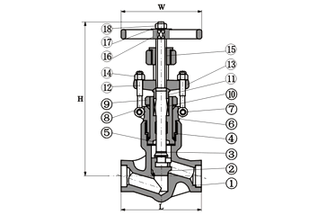 weld type globe valve